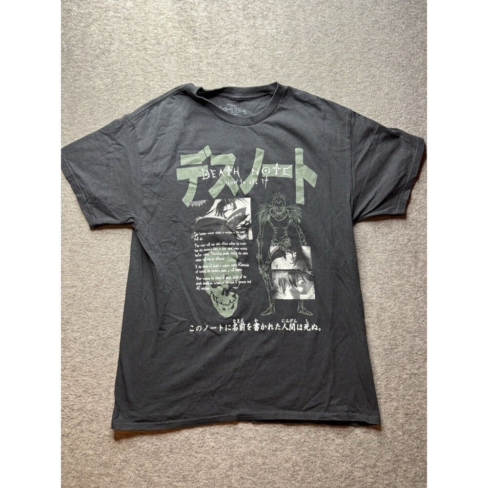 Death Note Ryuk Anime Japan Kira Manga Graphic Shirt Mens Large